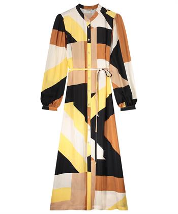 Summum jurk graphic lines