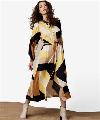 Summum jurk graphic lines
