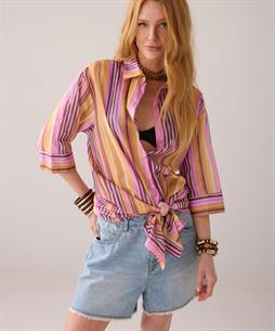 Summum lange blouse strepen
