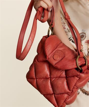 Summum leren puff bag