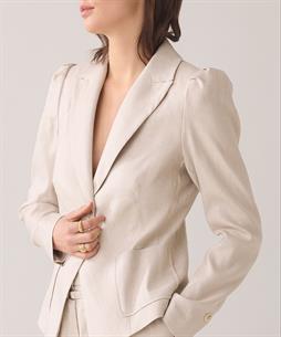 Summum linnenmix blazer pofmouw