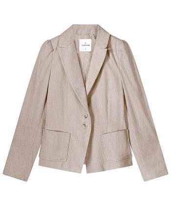 Summum linnenmix blazer pofmouw