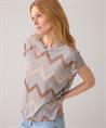 Summum lurex shirt zigzag