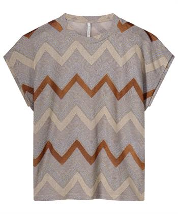 Summum lurex shirt zigzag