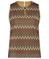 Summum lurex zigzag top