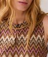Summum lurex zigzag top