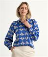 Summum metallic blouse two-tone