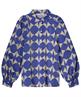 Summum metallic blouse two-tone