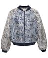 Summum metallic bomberjasje jacquard