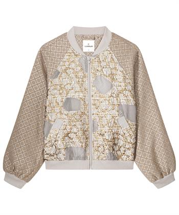 Summum metallic bomberjasje jacquard