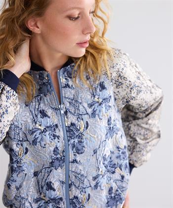 Summum metallic bomberjasje jacquard