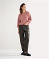 Summum metallic coated cargo broek