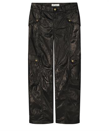 Summum metallic coated cargo broek