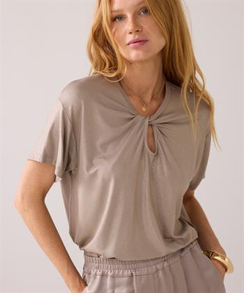 Summum metallic top twisted
