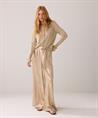 Summum metallic wide leg broek