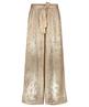 Summum metallic wide leg broek