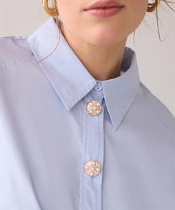 Summum oversized blouse fancy knopen