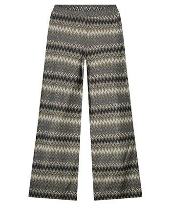 Summum palazzo broek lurex zigzag patroon