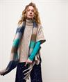 Summum poncho col kabelmotief