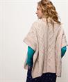 Summum poncho col kabelmotief