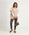 Summum poncho col kabelmotief