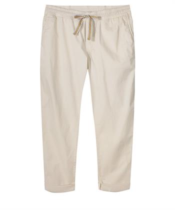 Summum poplin jogger met striklint