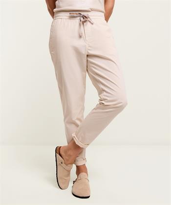 Summum poplin jogger met striklint