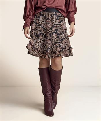 Summum rok flowerprint en glittertje