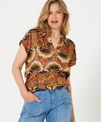 Summum silky blouse art nouveau