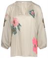 Summum silky blouse bloem pailletten