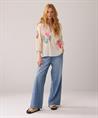 Summum silky blouse bloem pailletten