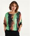 Summum silky blouse cloudy print