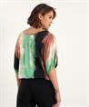 Summum silky blouse cloudy print