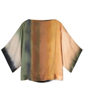 Summum silky blouse faded print