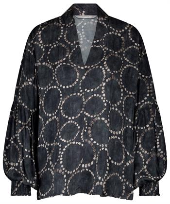 Summum silky blouse fancy dots