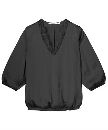 Summum silky blouse kant