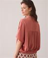 Summum silky blouse knoop