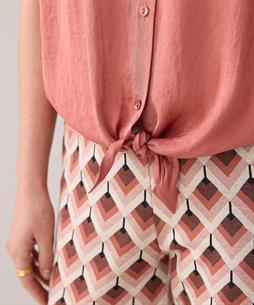 Summum silky blouse knoop