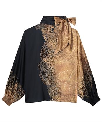 Summum silky blouse met strik