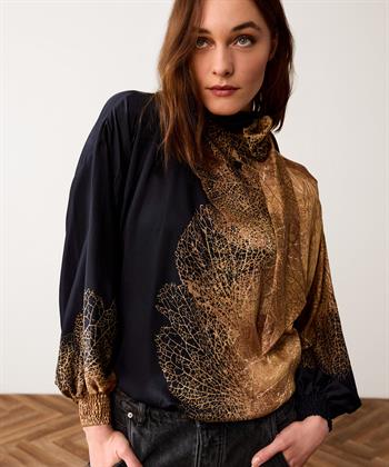 Summum silky blouse met strik