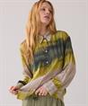 Summum silky blouse tie dye stripe