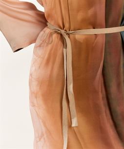 Summum silky jurk faded print