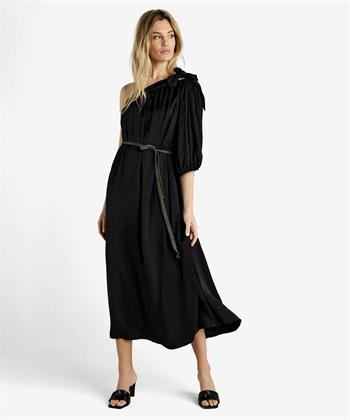 Summum silky jurk off shoulder