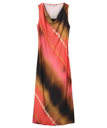 Summum silky jurk tie-dye