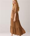 Summum silky jurk volant