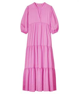 Summum silky jurk volant