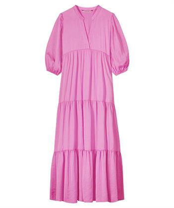 Summum silky jurk volant