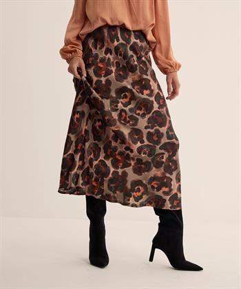 Summum silky maxi-rok animal