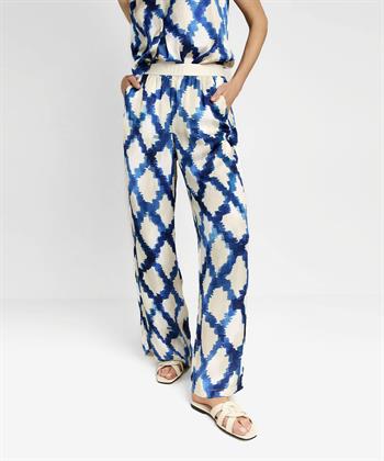 Summum silky palazzo broek maxi ikat