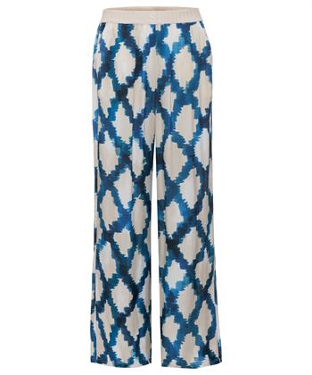 Summum silky palazzo broek maxi ikat